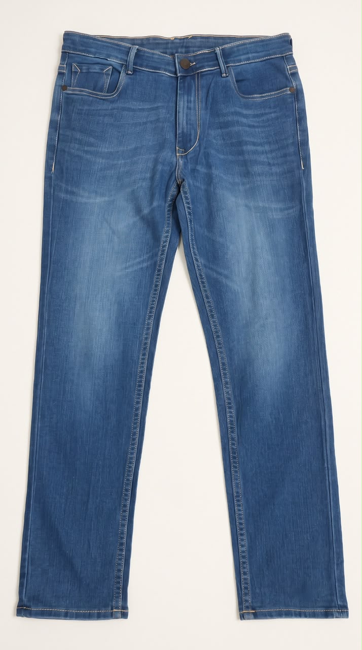 HERE & NOW Men's Stretch Regular Fit Jeans view 5