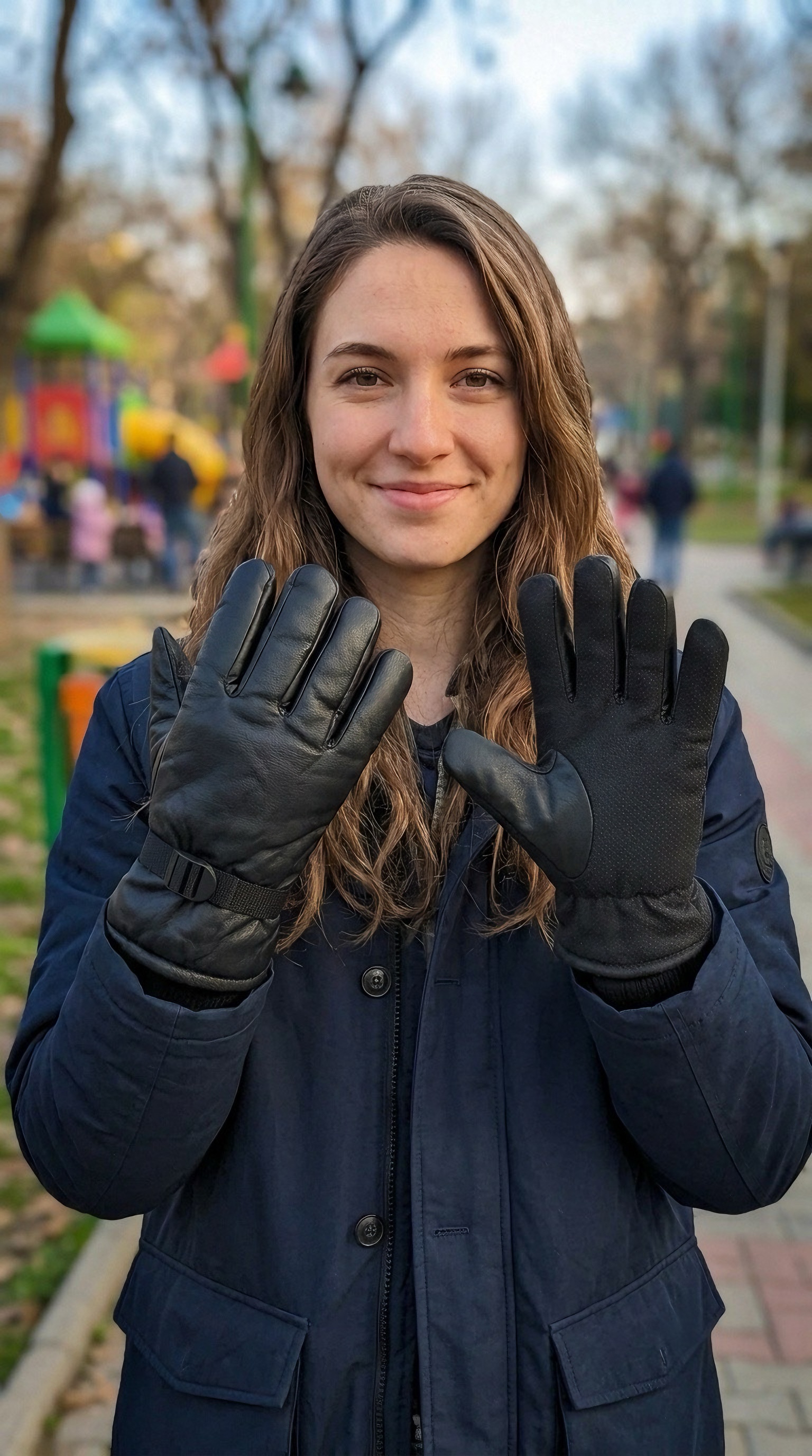MEN and women glove view 2