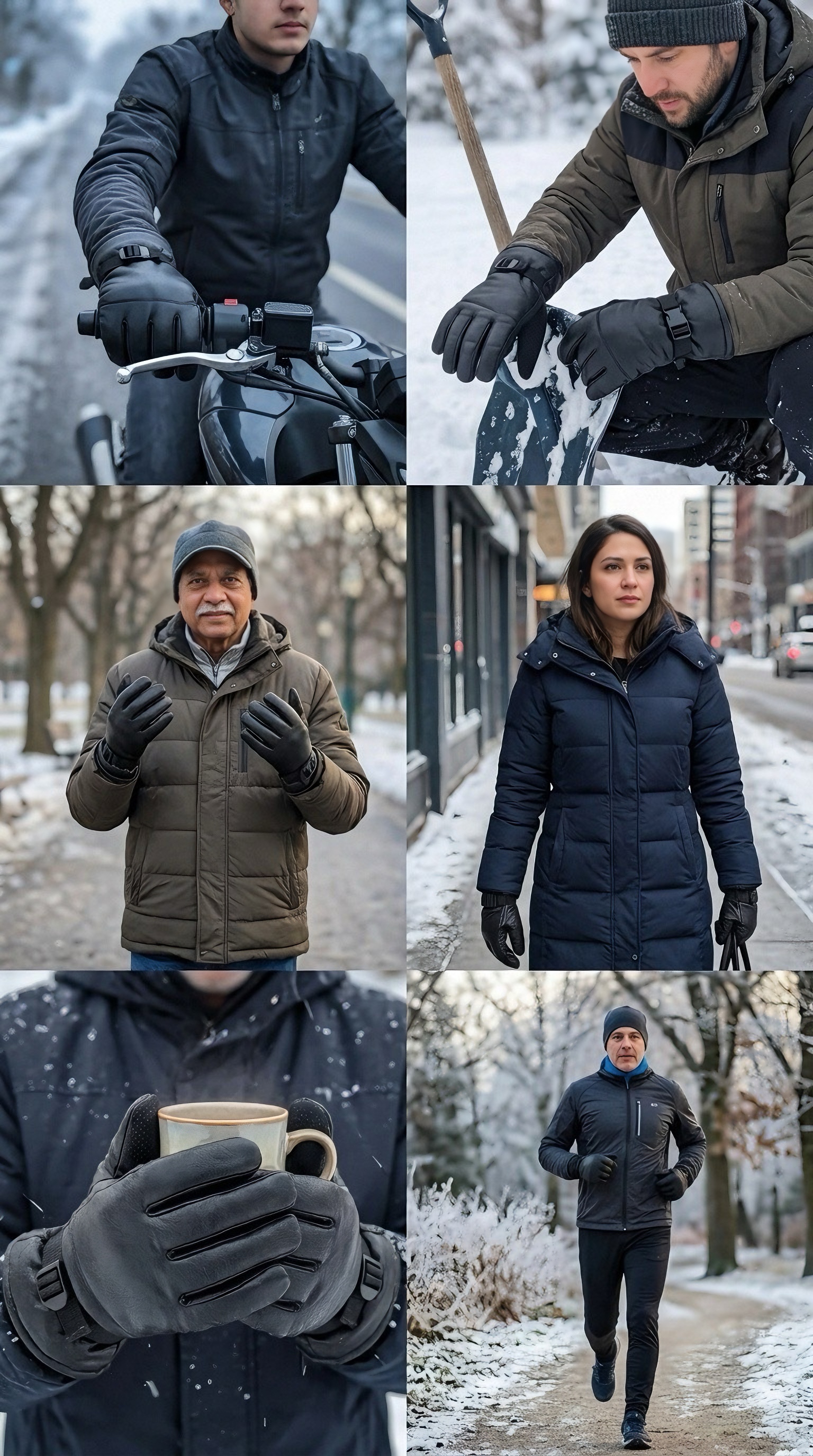 MEN and women glove view 5